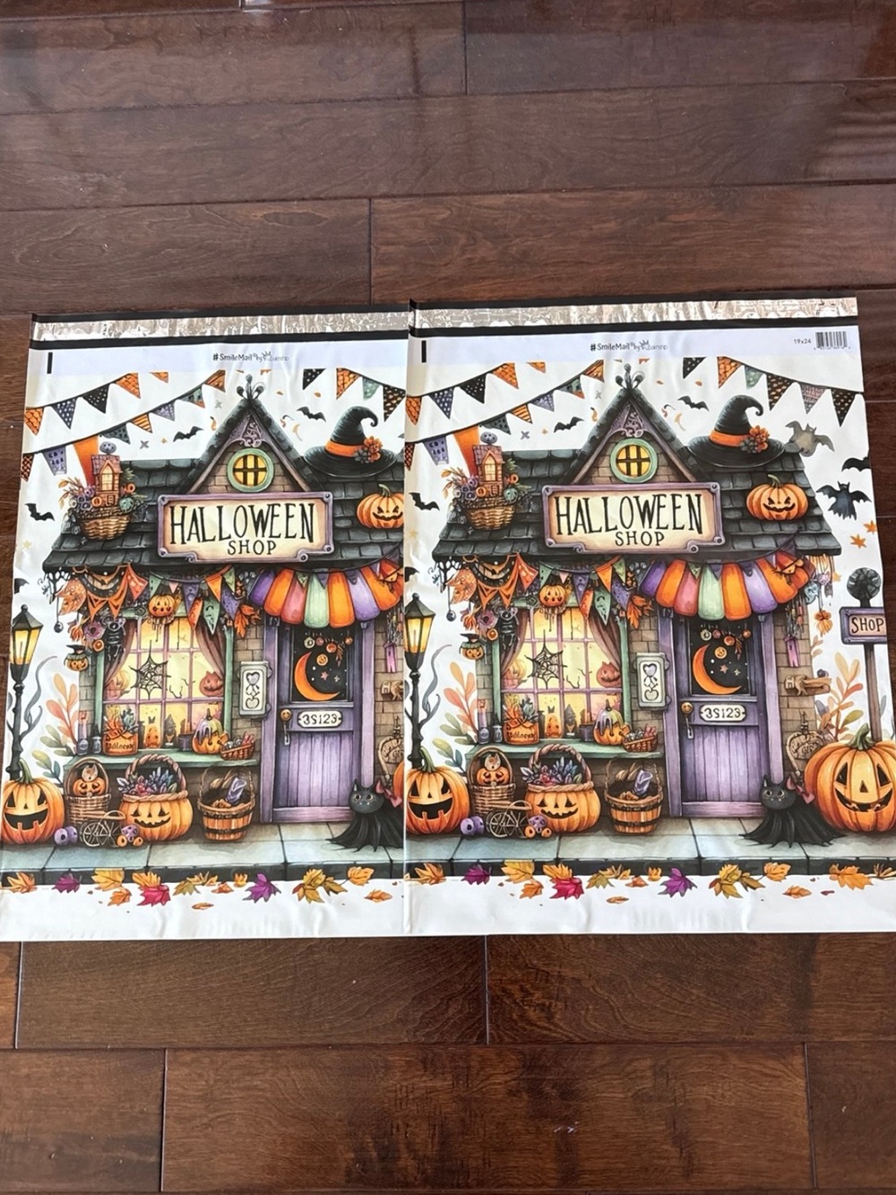 20 Pack - 19x24” XXL Super Cute Halloween Shop Poly Mailers